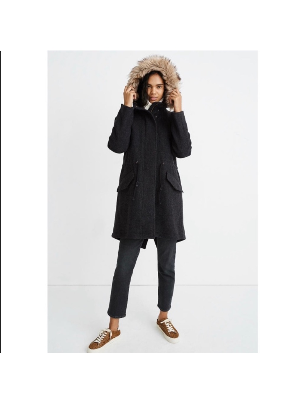 Madewell Vancouver Parka Sz Small
